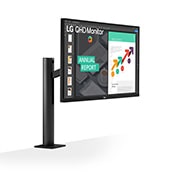 LG Ergonomski monitor QHD IPS od 27 inča s priključkom USB Type-C™, Prikaz iz perspektive, 27QN880P-B, thumbnail 3