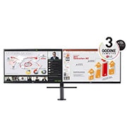LG 27'' QHD IPS Ergo monitor s USB Type-C™ i Daisy Chain , Prikaz prednje strane s modulom „Usporedno”, 27QP88DP-BS, thumbnail 1