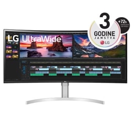 38" 21:9  zakrivljen UltraWide™ QHD IPS monitor HDR 10-zel2