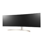 LG UltraWide Dual QHD monitor, 49WL95CP-W - +15 degree Side View , 49WL95CP-W, thumbnail 3