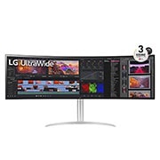 LG UltraWide™ Dual QHD Monitor, prikaz prednje strane, 49WQ95C-W, thumbnail 1