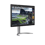 LG 31.5” UHD 4K Nano IPS Monitor s Auto Self Calibration, Prikaz iz perspektive, 32UQ85R-W, thumbnail 4