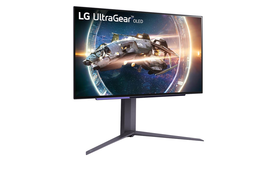 LG 27'' UltraGear™ OLED Gaming Monitor QHD s 240Hz Brzina kadrova i 0.03ms (GtG) vrijeme odziva, prikaz bočne strane iz kuta od +15 stupnjeva, 27GR95QE-B, thumbnail 3