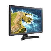 LG 28” HD ready LED TV Monitor, Prikaz bočne strane iz kuta od +30 stupnjeva, 28TQ515S-PZ, thumbnail 4