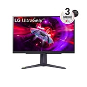 LG Monitor UltraGear™ 16:9 QHD od 27 inča za videoigre s brzinom osvježavanja od 165 Hz, prikaz prednje strane, 27GR75Q-B, thumbnail 1