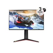 LG 27'' UHD 4K UltraGear™ Nano IPS 1ms (GtG) Gaming Monitor with VESA DSC, prikaz prednje strane, 27GP95RP-B, thumbnail 1
