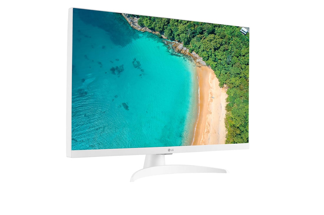 LG 27'' Full HD Smart monitor s omjerom 16:9, prikaz bočne strane iz kuta od +30 stupnjeva, 27TQ615S-WZ, thumbnail 4