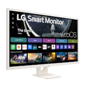LG 32'' 16:9 omjer slike Smart monitor, prikaz iz perspektive, 32SR50F-W, thumbnail 4
