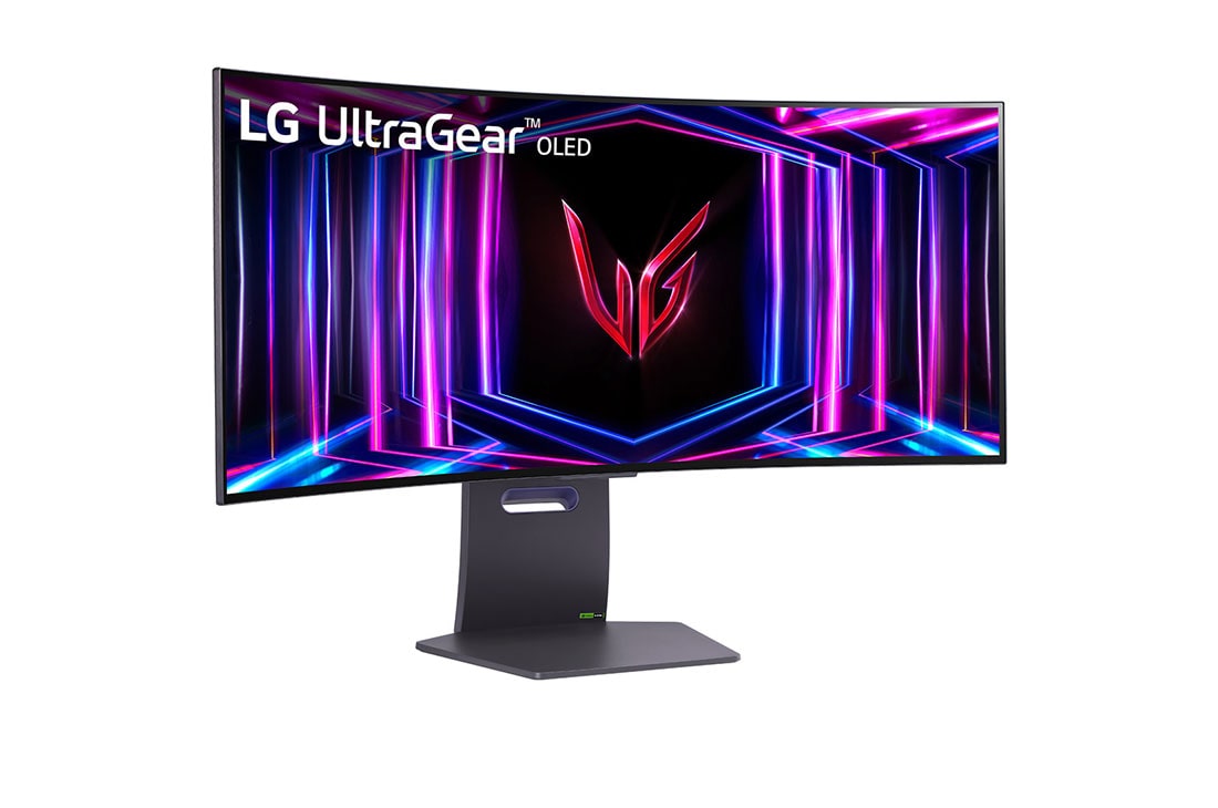 LG 34” UltraGear™ 21:9 QHD zakrivljeni gaming monitor s brzinom osvježavanja od 240 Hz, prikaz bočne strane iz kuta od +15 stupnjeva, 34GS95QE-B, thumbnail 3
