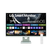 LG 27” Full HD IPS pametni monitor s operativnim sustavom webOS, 27SR50F-G prednji prikaz s daljinskim upravljačem, 27SR50F-G, thumbnail 2
