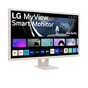 LG MyView 32” Full HD IPS pametni monitor s operativnim sustavom webOS, prikaz bočne strane iz kuta od +15 stupnjeva, 32SR50F-E, thumbnail 4
