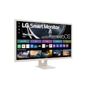 LG 27” Full HD IPS pametni monitor s operativnim sustavom webOS, prikaz bočne strane iz kuta od +15 stupnjeva, 27SR50F-E, thumbnail 4