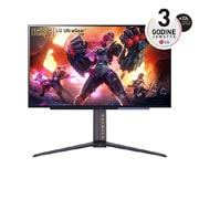 LG 27” UltraGear™ 16:9 omjer slike OLED QHD League of Legends Edition gamer monitor s brzinom osvježavanja od 240 Hz, prikaz prednje strane, 27GR95QL-B, thumbnail 1