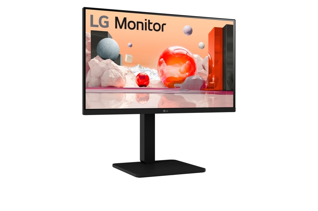 LG 24'' Full HD IPS monitor s brzinom osvježavanja od 100 Hz, prikaz bočne strane iz kuta od +15 stupnjeva, 24BA550-B, thumbnail 3