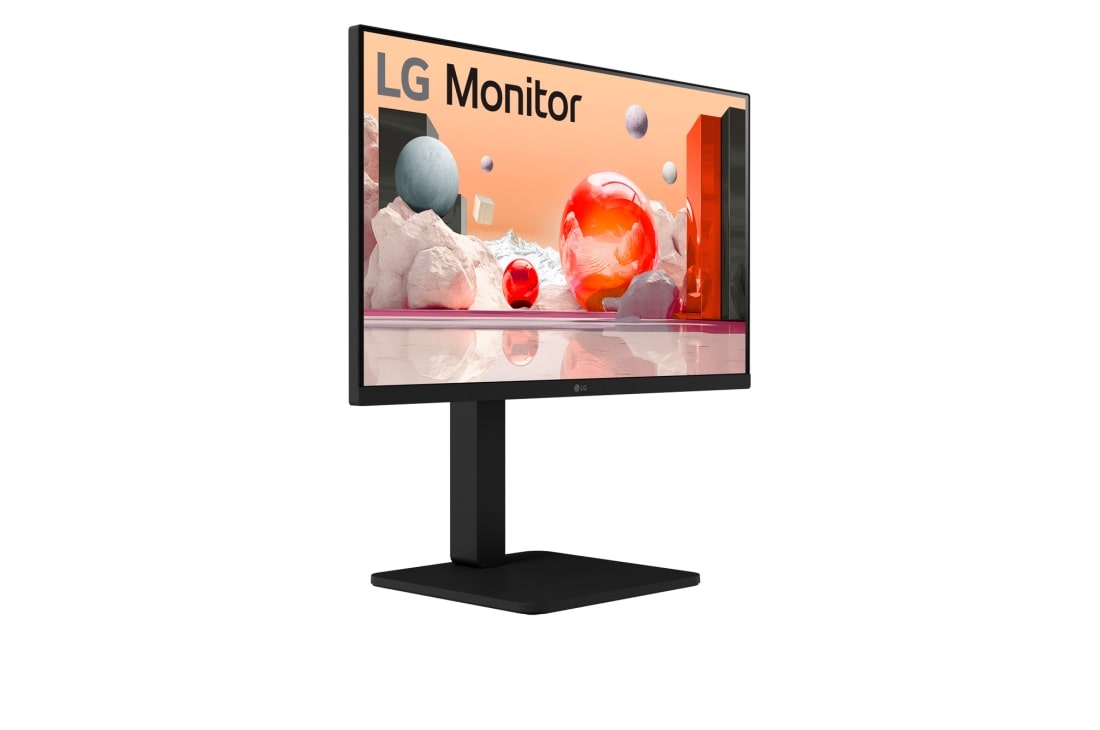 LG 24'' Full HD IPS monitor s brzinom osvježavanja od 100 Hz, prikaz iz perspektive, 24BA550-B, thumbnail 4