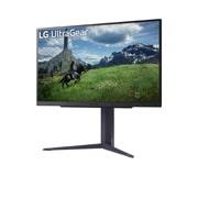 LG 27” UltraGear™ QHD Nano IPS 180Hz (O/C 200Hz) gaming monitor | 1ms (GtG), DisplayHDR™ 400, prikaz bočne strane iz kuta od -15 stupnjeva, 27GS85Q-B, thumbnail 2