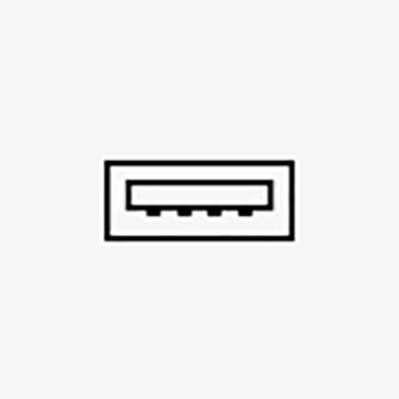 USB Downstream ikona. 