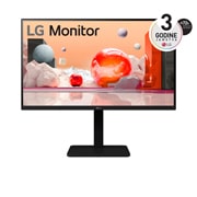 LG 27'' Full HD IPS monitor s brzinom osvježavanja od 100 Hz, prikaz prednje strane, 27BA550-B, thumbnail 1