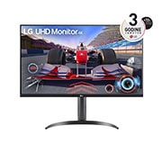 LG Monitor UltraFine™ 4K UHD HDR od 31,5 inča, prikaz prednje strane, 32UR550K-B, thumbnail 1