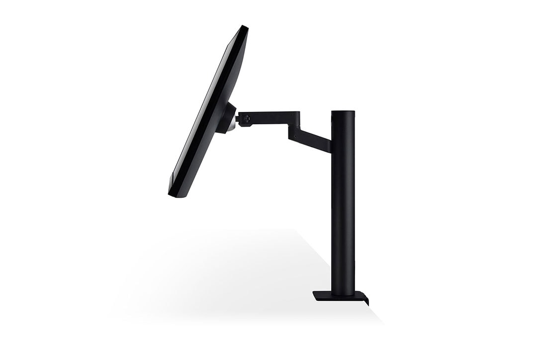 LG 32” UltraFine™ omjer slike 16:9 4K IPS Ergo monitor s brzinom osvježavanja od 60 Hz, prikaz s bočne strane s monitorom nagnutim prema gore, 32UN880K-B, thumbnail 9