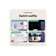 LG 32” UltraFine™ omjer slike 16:9 4K IPS monitor s brzinom osvježavanja od 60 Hz, Prikaz bočne strane s podešavanjem visine, 32UN650K-W, thumbnail 10