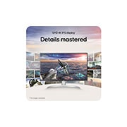 LG 27” UltraFine™ omjer slike 16:9 4K IPS monitor s brzinom osvježavanja od 60 Hz, Prikaz s bočne strane, 27UP650K-W, thumbnail 9