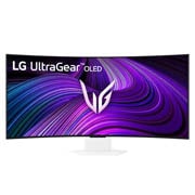 LG 39'' UltraGear™ OLED 21:9 WQHD pametni monitor za igre s brzinom osvježavanja od 240 Hz, prednji prikaz monitora sa spuštenim postoljem, 39GX90SA-W, thumbnail 4