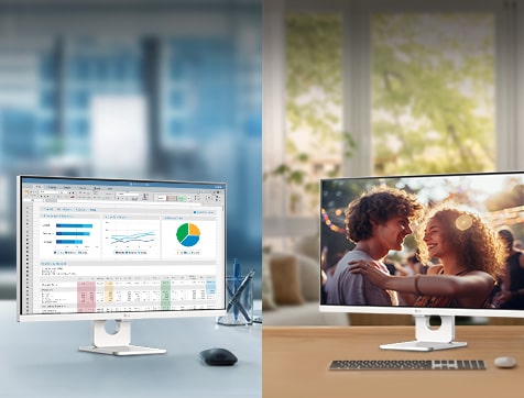Fotografija prikazuje značajku zrcaljena pametnog monitora.	