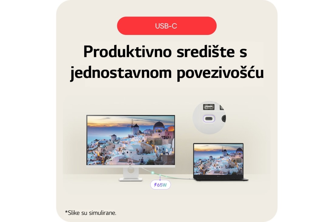 LG 27” 16:9 pametni monitor s webOS platformom i brzinom osvježavanja od 60 Hz, lifestyle, 27U731SA-W, thumbnail 9