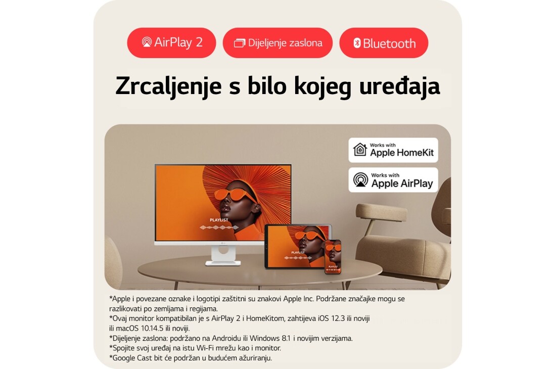 LG 27” 16:9 pametni monitor s webOS platformom i brzinom osvježavanja od 60 Hz, lifestyle, 27U731SA-W, thumbnail 10