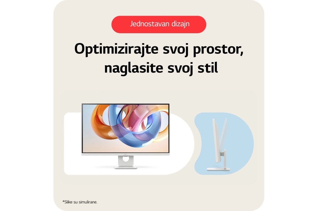 LG 27” 16:9 pametni monitor s webOS platformom i brzinom osvježavanja od 60 Hz, lifestyle, 27U731SA-W, thumbnail 11