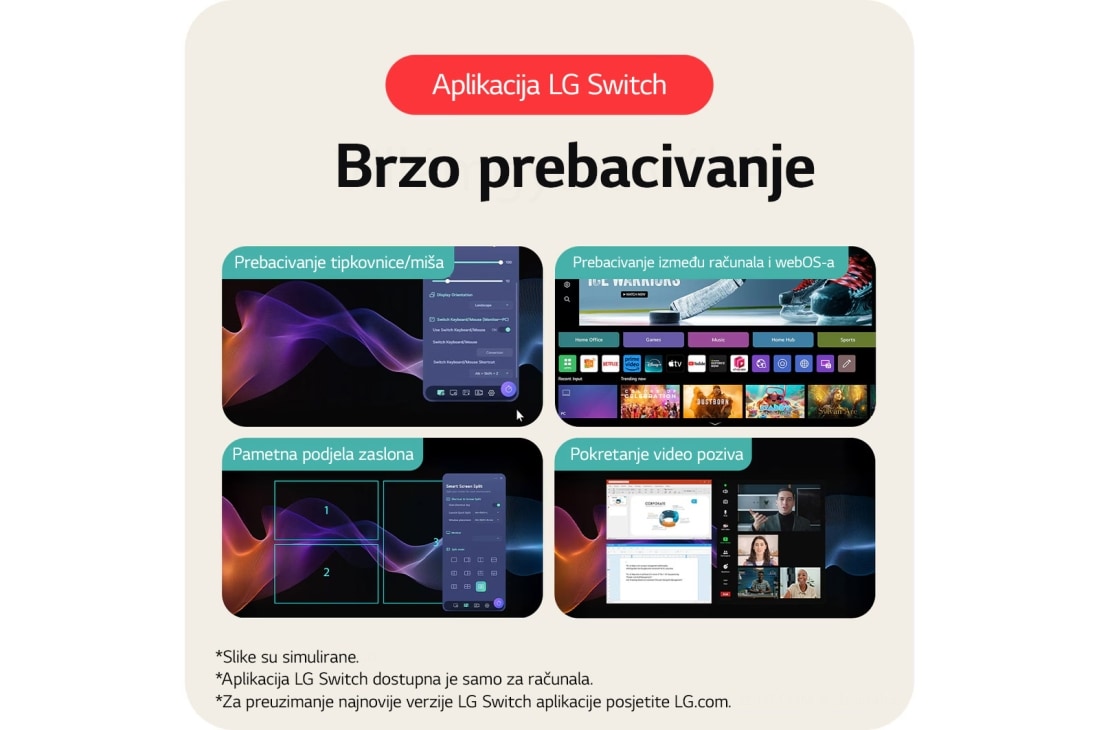LG 27” 16:9 pametni monitor s webOS platformom i brzinom osvježavanja od 60 Hz, lifestyle, 27U731SA-W, thumbnail 15