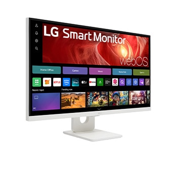 LG 27” 16:9 pametni monitor s webOS platformom i brzinom osvježavanja od 60 Hz, +30 degree side view, 27U731SA-W, thumbnail 5