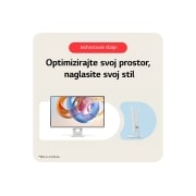LG 27” 16:9 pametni monitor s webOS platformom i brzinom osvježavanja od 60 Hz, lifestyle, 27U731SA-W, thumbnail 11