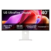 LG 40'' UltraFine™ Nano IPS Black 5K2K monitor s Thunderbolt™ 5, 40U990A-W prednji prikaz, 40U990A-W, thumbnail 1