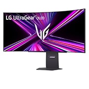 LG 45'' UltraGear™ OLED 21:9 WQHD zakrivljeni monitor za igranje s brzinom osvježavanja od 240 Hz, prikaz bočne strane pod kutom od -15 stupnjeva, 45GX900A-B, thumbnail 2