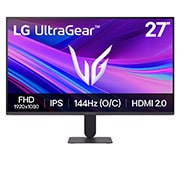 LG 27'' UltraGear™ IPS FHD monitor za igranje s brzinom osvježavanja od 144 Hz, prednji prikaz, 27G411A-B, thumbnail 1