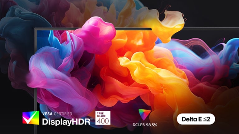 Realistične pojedinosti zahvaljujući DisplayHDR True Black 400 i DCI-P3 98.5%.	