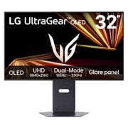LG 32'' UltraGear™ 4K UHD OLED Dual-Mode monitor za igranje, prednji prikaz, 32GX850A-B, 32GX850A-B, thumbnail 1