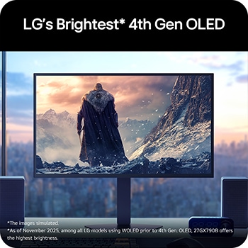 LG 27-inčni UltraGear™ OLED QHD monitor za igranje s dva načina rada, prednji prikaz, 27GX790B-B, thumbnail 12