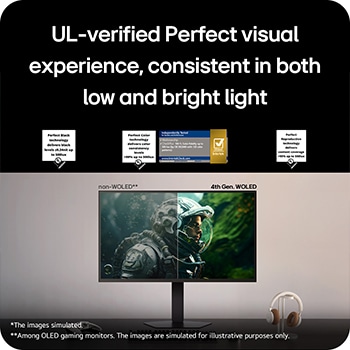 LG 27-inčni UltraGear™ OLED QHD monitor za igranje s dva načina rada, prednji prikaz, 27GX790B-B, thumbnail 13