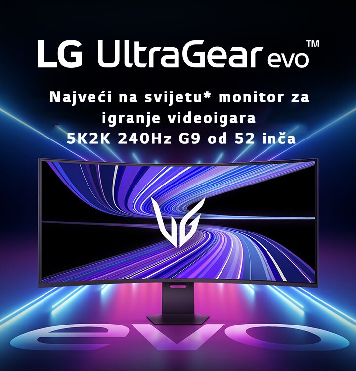 LG UltraGear evo G9 52-inch 5K2K WUHD gaming monitor with 240Hz refresh rate (52G930B)