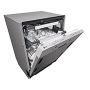 LG QuadWash™ ugradbena perilica posuđa s TrueSteam™ tehnologijom pranja vodenom parom, vrata s automatskim otvaranjem, 14 kompleta posuđa, ThinQ™ WiFi funkcija, QuadWash™ ugradbena perilica posuđa s TrueSteam™ DB476TXS, DB476TXS, thumbnail 6