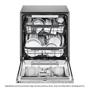 LG QuadWash™ ugradbena perilica posuđa s TrueSteam™ tehnologijom pranja vodenom parom, 14 kompleta posuđa, DB325TXS, DB325TXS, thumbnail 4
