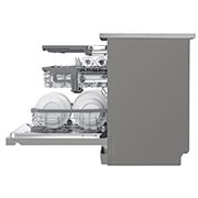 LG QuadWash™ perilica posuđa s TrueSteam™ tehnologijom pranja vodenom parom, vrata s automatskim otvaranjem, 14 kompleta posuđa, ThinQ™, WiFi funkcija, Pogled sa strane, DF455HPS, thumbnail 10