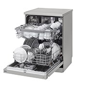 LG QuadWash™ perilica posuđa s TrueSteam™ tehnologijom pranja vodenom parom, 14 postavki prostora, Pogled s lijeve strane, DF242FPS, thumbnail 7