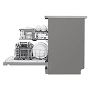 LG QuadWash™ perilica posuđa s TrueSteam™ tehnologijom pranja vodenom parom, 14 postavki prostora, Pogled s lijeve strane, DF242FPS, thumbnail 10
