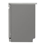 LG QuadWash™ perilica posuđa s TrueSteam™ tehnologijom pranja vodenom parom, vrata s automatskim otvaranjem, 14 kompleta posuđa, ThinQ™, WiFi funkcija, Side view, DF365FPS, thumbnail 13