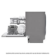 LG QuadWash™ ugradbena perilica posuđa, 14 kompleta posuđa, ThinQ™ WiFi funkcija, Pogled s desne strane, DB242TX, thumbnail 12