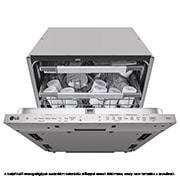 LG QuadWash™ ugradbena perilica posuđa s TrueSteam™ tehnologijom pranja vodenom parom, vrata s automatskim otvaranjem, 14 kompleta posuđa, ThinQ™ WiFi funkcija, Перспективен изглед отгоре, DB475TXS, thumbnail 4